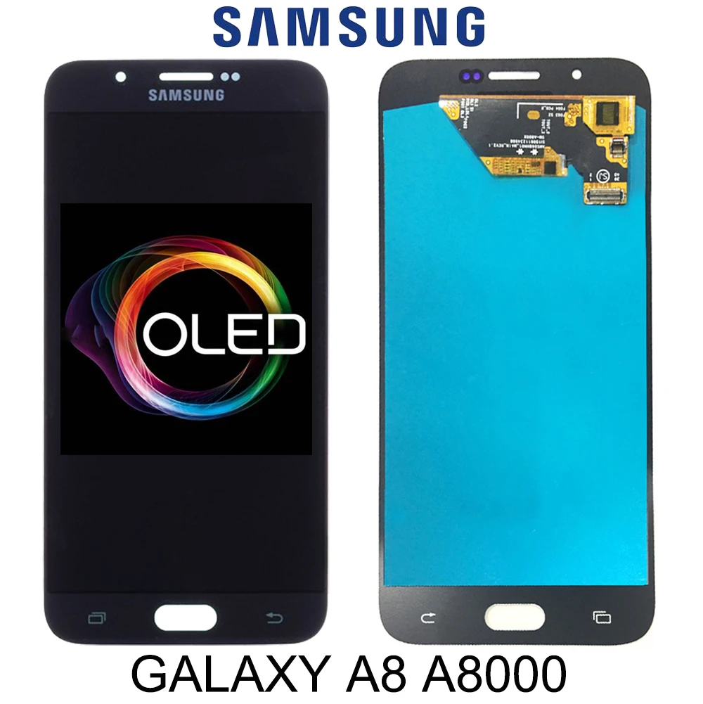 

For Samsung Galaxy A8 A800 A8000 A800F Super AMOLED Phone LCD Display Touch Digitizer Screen Assembly 100% Tested Replacement
