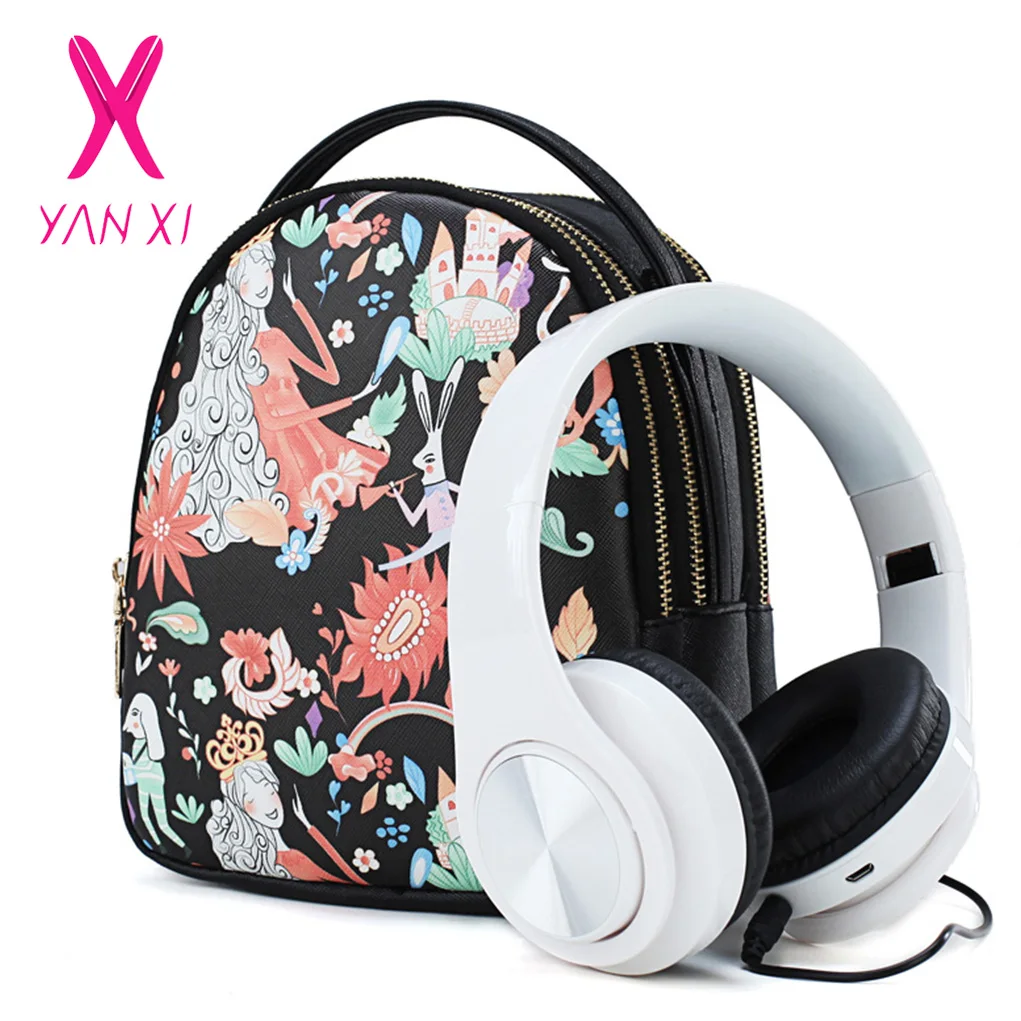 YANXI Women Small Backpacks Floral Print Oxford Cloth Shoulder Bag Student Girl Rucksack Casual Zipper School Bag
YANXI Women Small Backpacks Floral Print Oxford Cloth Shoulder Bag Student Girl Rucksack Casual Zipper School Bag