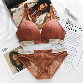 Women Front Closure Push Up Bras Sexy Lace Decorate Bra Briefs Set Lace Hollow Seamless Panties Lingerie Underwear Set
Women Front Closure Push Up Bras Sexy Lace Decorate Bra Briefs Set Lace Hollow Seamless Panties Lingerie Underwear Set