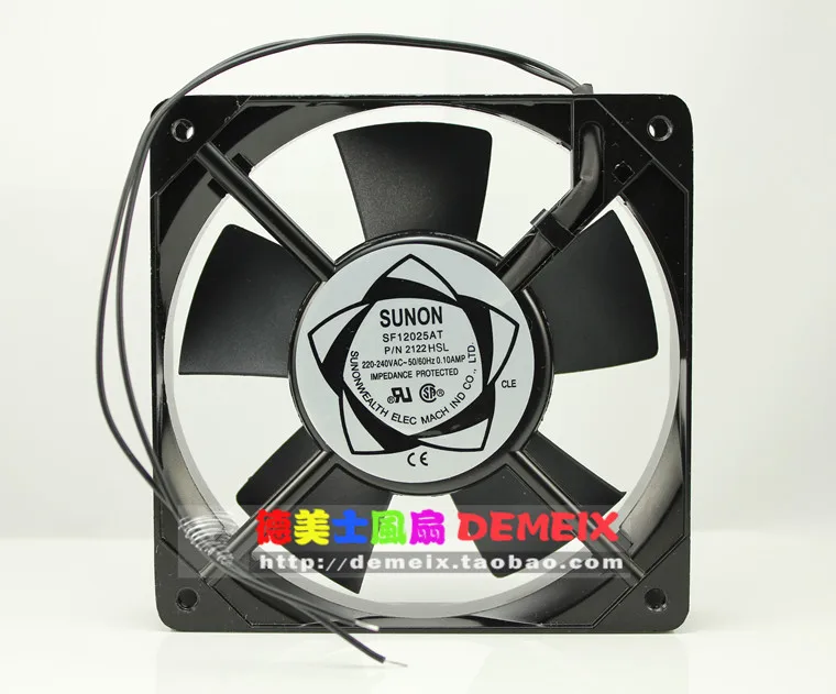 Новый SUNON 12025 AC220V 12CMCM 2122HSL корпус системы подшипников SF12025AT охлаждающий вентилятор
Новый SUNON 12025 AC220V 12CMCM 2122HSL корпус системы подшипников SF12025AT охлаждающий вентилятор