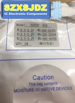 1000/pcs SMD 5050 RGB Chip LED PLCC-6 smd5050 LED Tricolor 60mA DC 2V Red Green Blue LED Light Emitting Diode Lamp PCB SMT Beads
1000/pcs SMD 5050 RGB Chip LED PLCC-6 smd5050 LED Tricolor 60mA DC 2V Red Green Blue LED Light Emitting Diode Lamp PCB SMT Beads