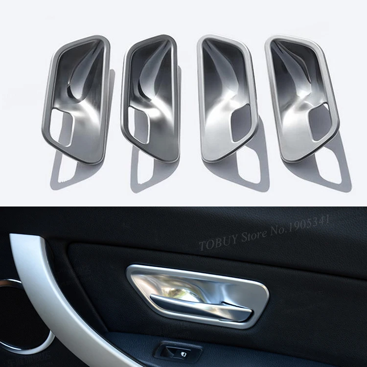 DEE Chrome Interior Door Handle Cup Bowl Sticker Trim for BMW 3 4 Series F30 F32 316i 320i 325i 328i 330d 420i 428i 2013 2014
DEE Chrome Interior Door Handle Cup Bowl Sticker Trim for BMW 3 4 Series F30 F32 316i 320i 325i 328i 330d 420i 428i 2013 2014