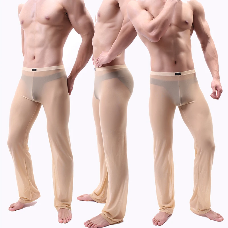 Sexy Tease Pants Men's Sexy Mesh Transparent Trousers Casual Long Pants Sheer Mesh Pants Sexy Loose Trousers Sleep Bottoms
Sexy Tease Pants Men's Sexy Mesh Transparent Trousers Casual Long Pants Sheer Mesh Pants Sexy Loose Trousers Sleep Bottoms