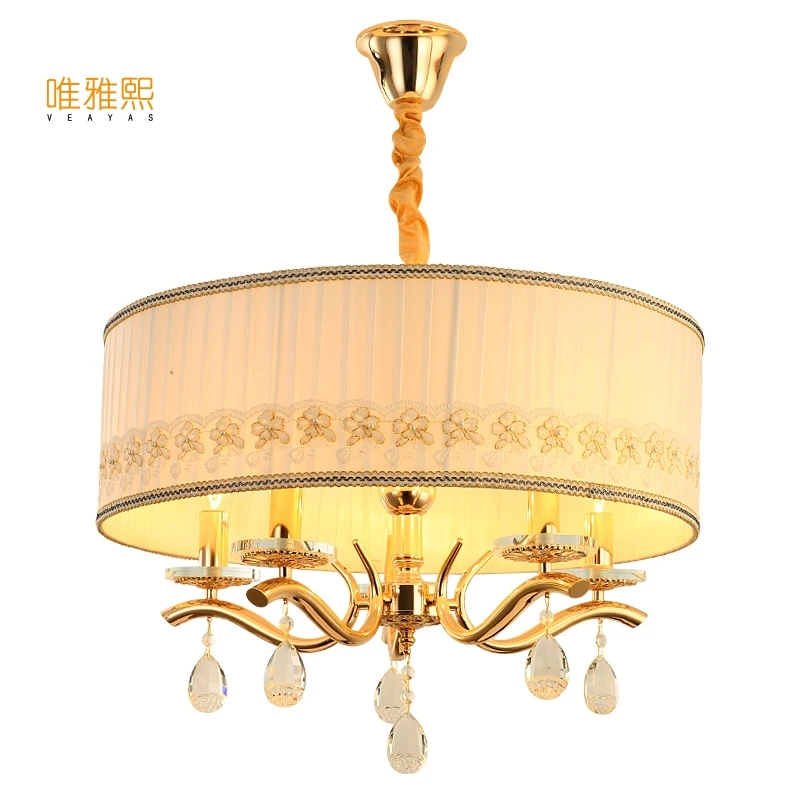Fabric lampshade chrom chandelier modern crystal lights vintage lamps
Fabric lampshade chrom chandelier modern crystal lights vintage lamps