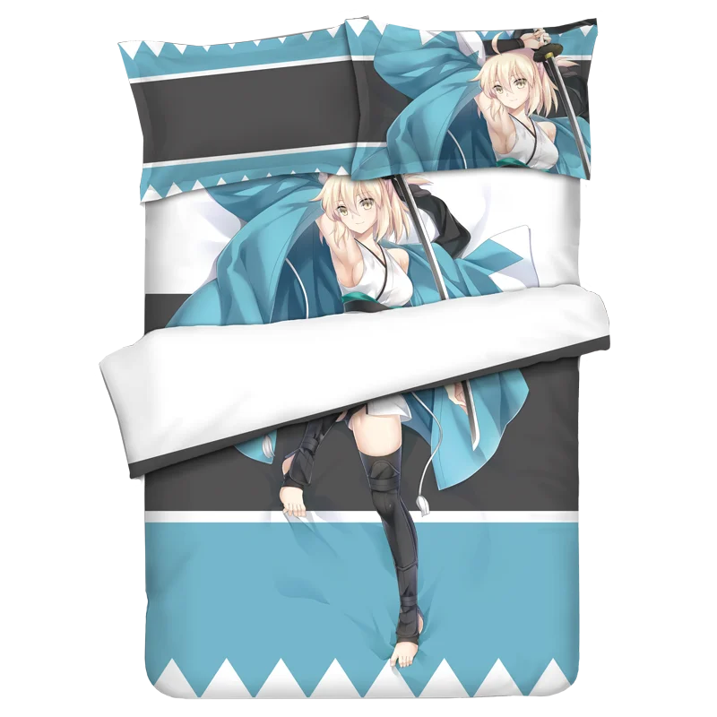 Japanese Anime Fate Okita Souji Saber Bedding Sheet Bedding Sets Bed cover Pillow Case 4PCS
Japanese Anime Fate Okita Souji Saber Bedding Sheet Bedding Sets Bed cover Pillow Case 4PCS
