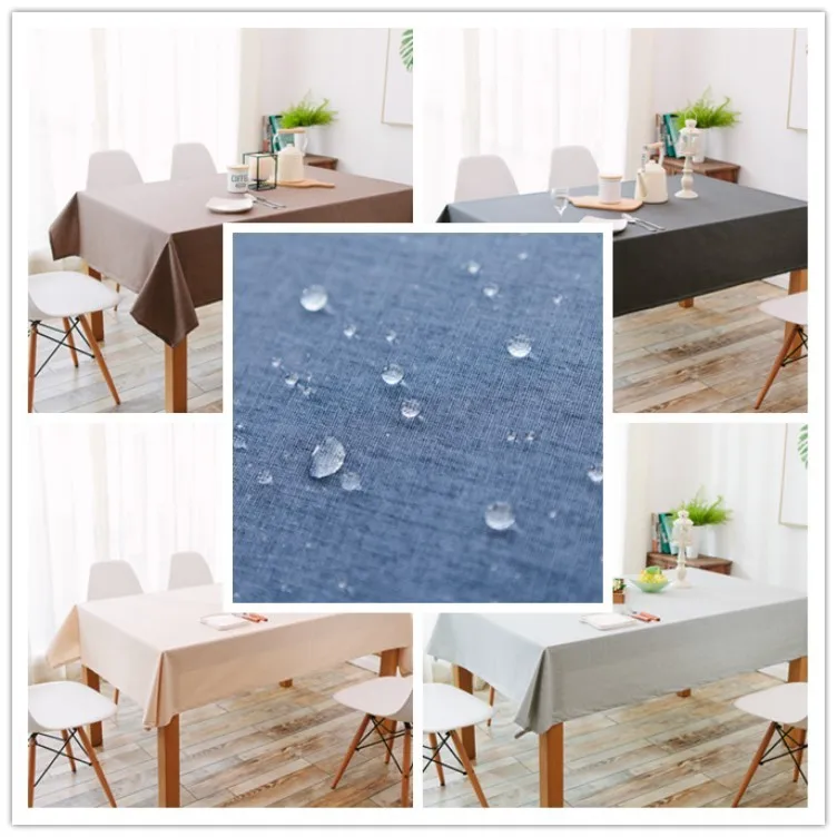 Simple modern waterproof scratch resistant coating cotton Linen Tablecloth Hotel rectangular dining room tea tablecloth plain
Simple modern waterproof scratch resistant coating cotton Linen Tablecloth Hotel rectangular dining room tea tablecloth plain