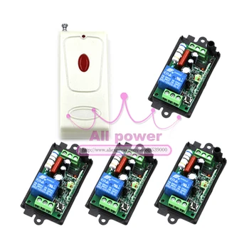 Practical Smart 110V 220V Remote Control Switch 1 Group Include 1 Controller and 4 Receivers Dropshipping Wholesale 
Practical Smart 110V 220V Remote Control Switch 1 Group Include 1 Controller and 4 Receivers Dropshipping Wholesale