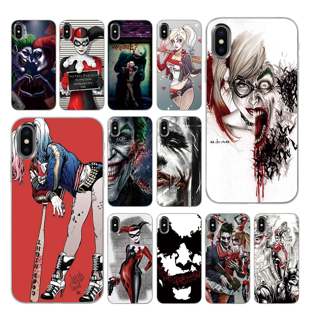 Harley Quinn Joker for Marvel Phone Cases for Apple iPhone 5 5S SE 6 6s 7 8 Plus X XS Max XR Cover
Harley Quinn Joker for Marvel Phone Cases for Apple iPhone 5 5S SE 6 6s 7 8 Plus X XS Max XR Cover