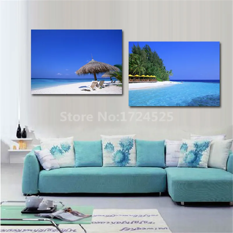 2 Piece Set Blue Sea Landscape Wall Picture Painting Beautiful Tropical Beach Scenery Canvas Painting Free Shipping
2 Piece Set Blue Sea Landscape Wall Picture Painting Beautiful Tropical Beach Scenery Canvas Painting Free Shipping
