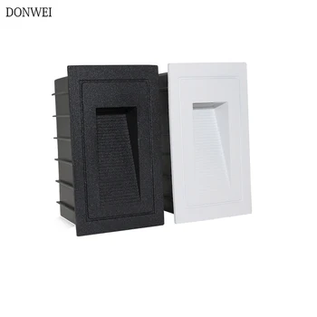 DONWEI 2W Indoor Outdoor Led Step Light IP65 Aluminum Embedded Staircase Corner Lamp Waterproof Recessed Wall Stair Lamp
DONWEI 2W Indoor Outdoor Led Step Light IP65 Aluminum Embedded Staircase Corner Lamp Waterproof Recessed Wall Stair Lamp