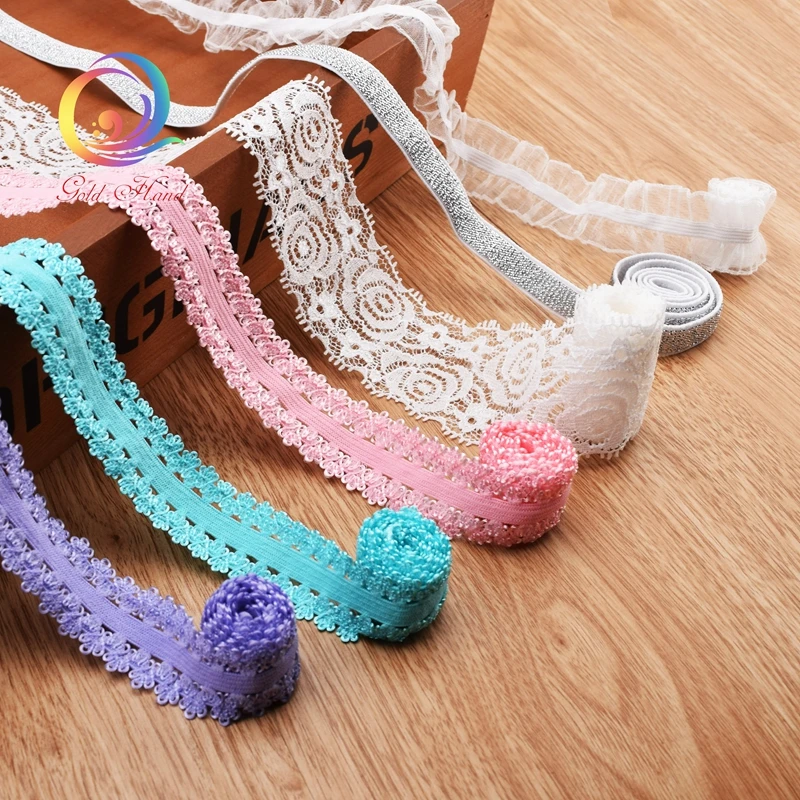 5 Meter/Piece or 6 Meter/Lot ,Stretch Lace Ribbon ,DIY Handmade Accessories,Craft & Gift Packing/Child Dress&Headband/Decoration
5 Meter/Piece or 6 Meter/Lot ,Stretch Lace Ribbon ,DIY Handmade Accessories,Craft & Gift Packing/Child Dress&Headband/Decoration