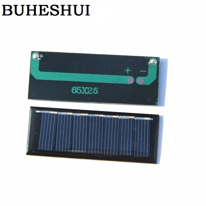 BUHESHUI 0.2W 3.5V Solar Cell Poly Solar Panel Module DIY Solar Charger For 2.4V Battery Education kits 65*25MM Free Shipping
BUHESHUI 0.2W 3.5V Solar Cell Poly Solar Panel Module DIY Solar Charger For 2.4V Battery Education kits 65*25MM Free Shipping