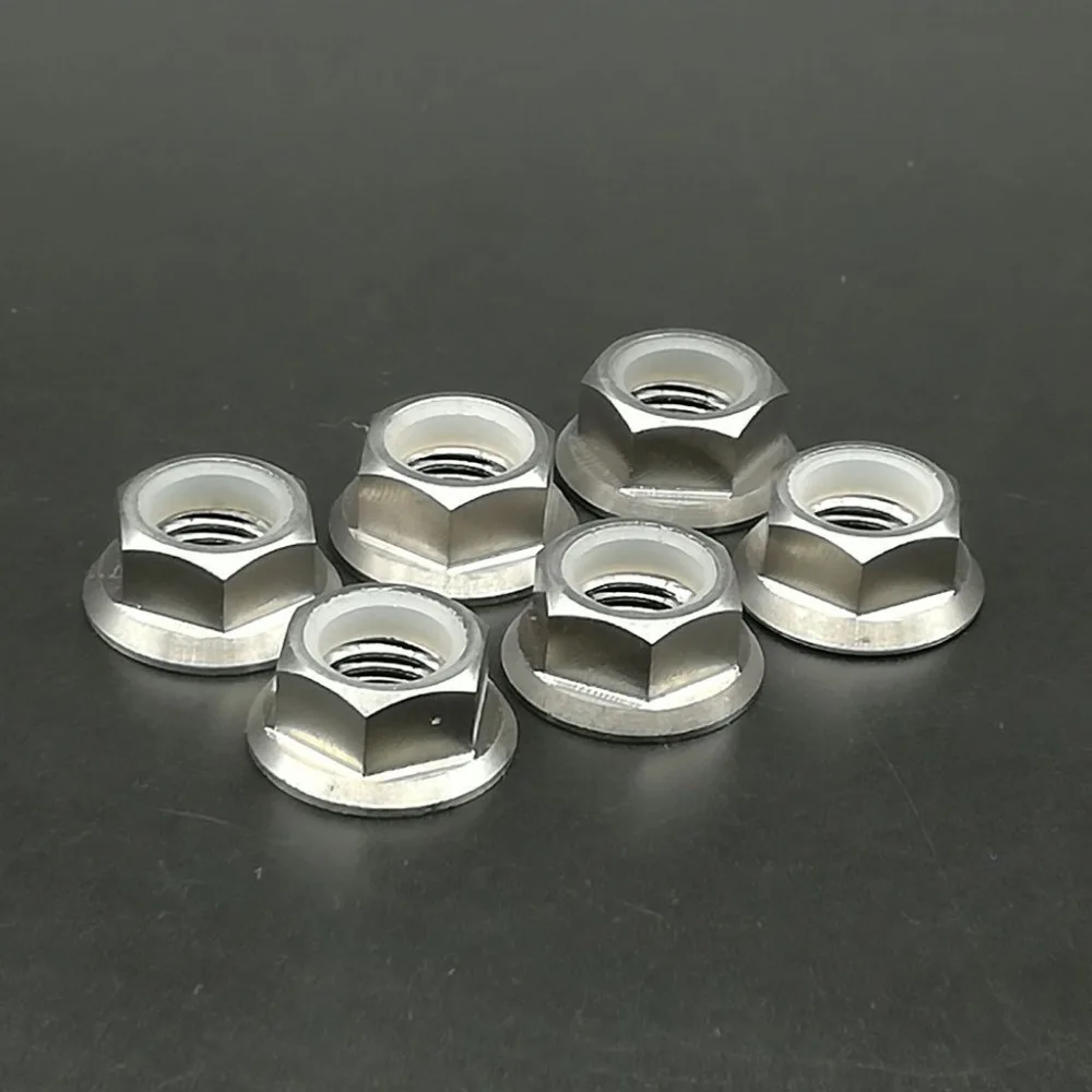 Titanium Ti M10 Pitch Sprocket Flange Lock Nut For Honda Suzuki Yamaha Nuts M10x1.25mm 6pcs/lot
Titanium Ti M10 Pitch Sprocket Flange Lock Nut For Honda Suzuki Yamaha Nuts M10x1.25mm 6pcs/lot