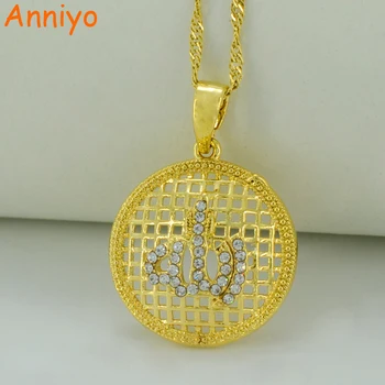 Anniyo Allah Charm Pendant Necklaces,Cubic Zirconia Islam Necklace Arab Muslim Jewelry Gold Color #011902
Anniyo Allah Charm Pendant Necklaces,Cubic Zirconia Islam Necklace Arab Muslim Jewelry Gold Color #011902