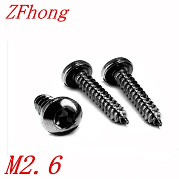 1000pcs M2.6*5/6/8/10/12/14/16 2.6mm steel with black button head hex socket tapping screw
1000pcs M2.6*5/6/8/10/12/14/16 2.6mm steel with black button head hex socket tapping screw