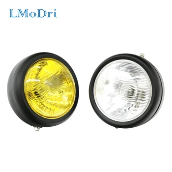 LMoDri Motorcycle Headlight Black Metal Retro Halogen Front Light Headlamp 12V For CG125 GN125 CB CL Yamaha Suzuki 
LMoDri Motorcycle Headlight Black Metal Retro Halogen Front Light Headlamp 12V For CG125 GN125 CB CL Yamaha Suzuki
