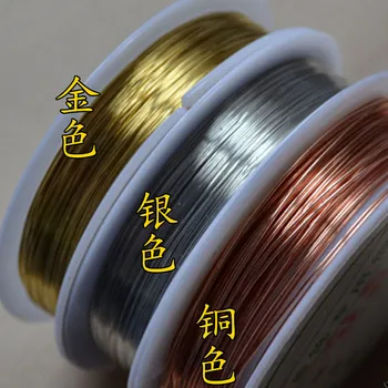 1 Roll High Quality Gold/Silver/Copper Wire 0.2-1.0mm Thickness Handmade Beading Brass Cords Materials DIY Jewelry Making Wires
1 Roll High Quality Gold/Silver/Copper Wire 0.2-1.0mm Thickness Handmade Beading Brass Cords Materials DIY Jewelry Making Wires