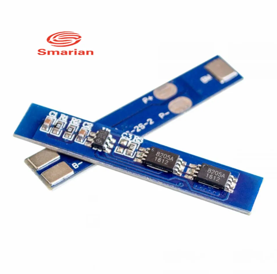 Official Smarian 2S 3A Li-ion Lithium Battery 7.4v 8.4V 18650 Charger Protection Board BMS PCM for Li-ion Lipo Battery Cell Pack
Official Smarian 2S 3A Li-ion Lithium Battery 7.4v 8.4V 18650 Charger Protection Board BMS PCM for Li-ion Lipo Battery Cell Pack