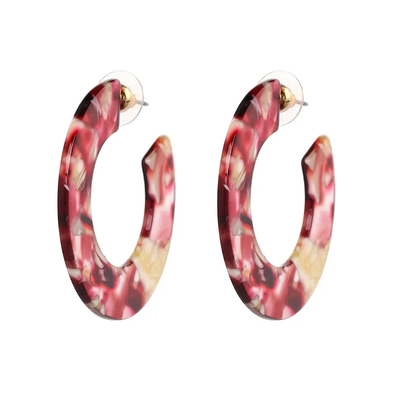 Doreen Box Acetic Acid Resin Acetimar Marble Stud Earrings Light Brown Colorful Earrings 4.5cm(1 6/8") x 4.5cm(1 6/8"), 1 Pair
Doreen Box Acetic Acid Resin Acetimar Marble Stud Earrings Light Brown Colorful Earrings 4.5cm(1 6/8") x 4.5cm(1 6/8"), 1 Pair