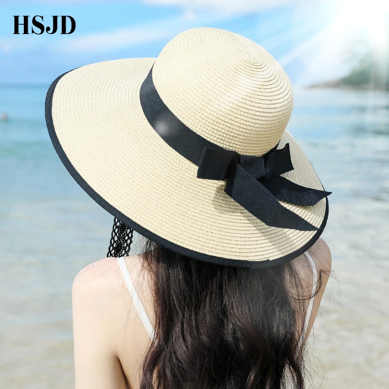 Brand 2018 Plain Solid Large Wide Brim Summer Straw Hats For Women Anti-UV Beach Sea Female Letter Bowknot Sun Hat Women's Cap
Brand 2018 Plain Solid Large Wide Brim Summer Straw Hats For Women Anti-UV Beach Sea Female Letter Bowknot Sun Hat Women's Cap
