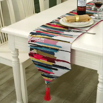 Fashion Modern Table Runner Colorful Nylon Runner Table Cloth With Tassels Cutwork Embroidered Table Runner
Fashion Modern Table Runner Colorful Nylon Runner Table Cloth With Tassels Cutwork Embroidered Table Runner