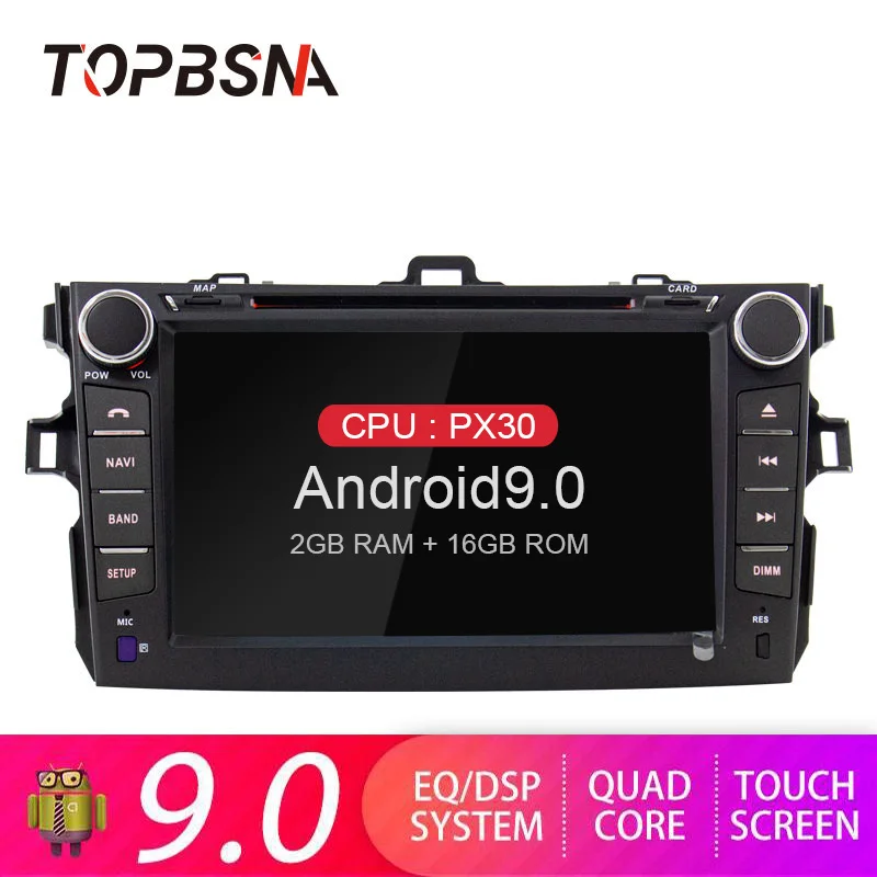 TOPBSNA Android 9.0 2 Din Car DVD Player for Toyota Corolla E140/150 2006 2007-2009 2010 2011 2012 2013 WIFI GPS Navigation Auto
TOPBSNA Android 9.0 2 Din Car DVD Player for Toyota Corolla E140/150 2006 2007-2009 2010 2011 2012 2013 WIFI GPS Navigation Auto