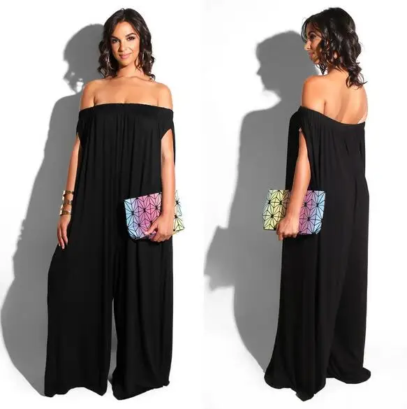 2018 Plus Size Beach Style Women Jumpsuit Solid Slash Neck Sleeveless Long Loose Romper Oversized Overalls DW268
2018 Plus Size Beach Style Women Jumpsuit Solid Slash Neck Sleeveless Long Loose Romper Oversized Overalls DW268