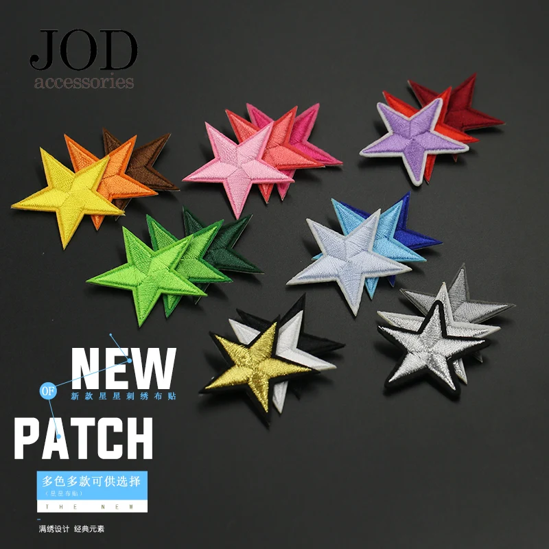 Star Iron on Patches for Clothing Embroidery Clothes Patch Applique Stripe Sew on hat Sticker Transfer Pentagram Badges
Star Iron on Patches for Clothing Embroidery Clothes Patch Applique Stripe Sew on hat Sticker Transfer Pentagram Badges