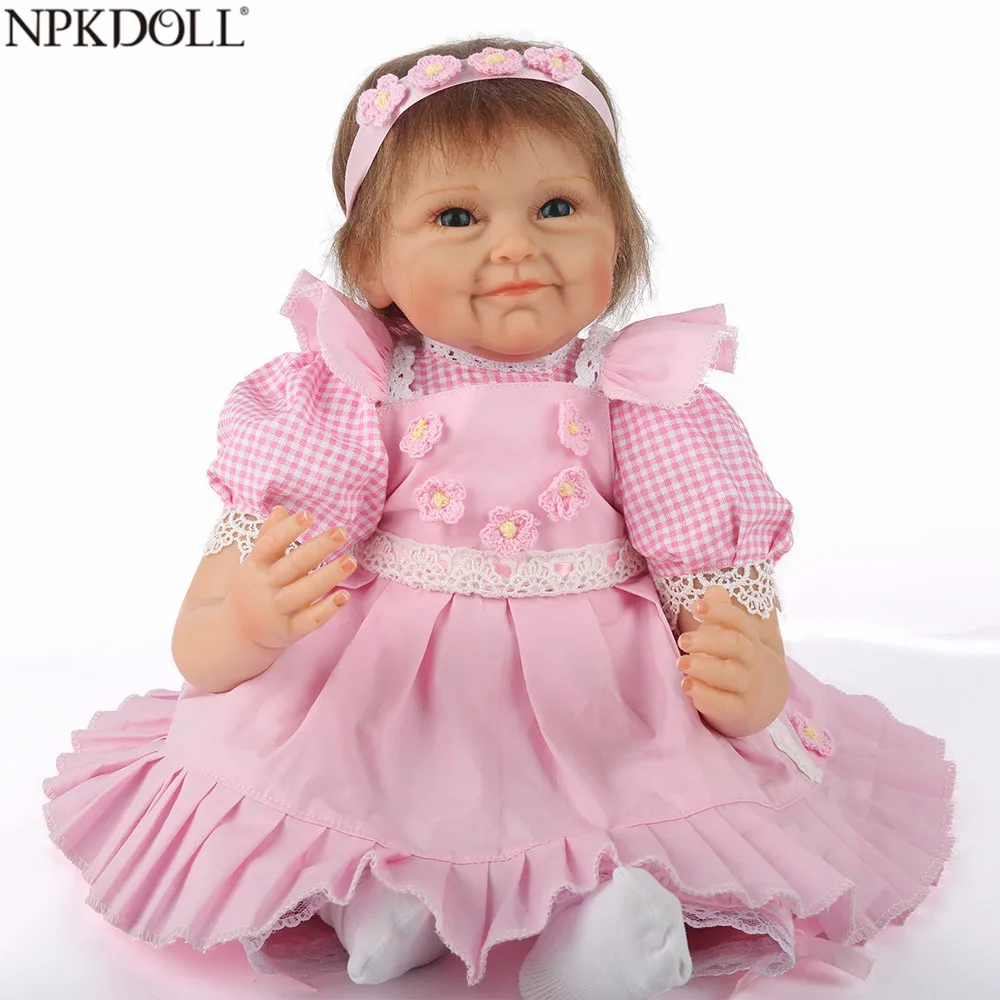 NPKDOLL 55 CM Doll Reborn Lifelike Baby Bebe Reborn Menina Christmas Gift for Girls Toys Toddler Dolls for Girls Collection
NPKDOLL 55 CM Doll Reborn Lifelike Baby Bebe Reborn Menina Christmas Gift for Girls Toys Toddler Dolls for Girls Collection