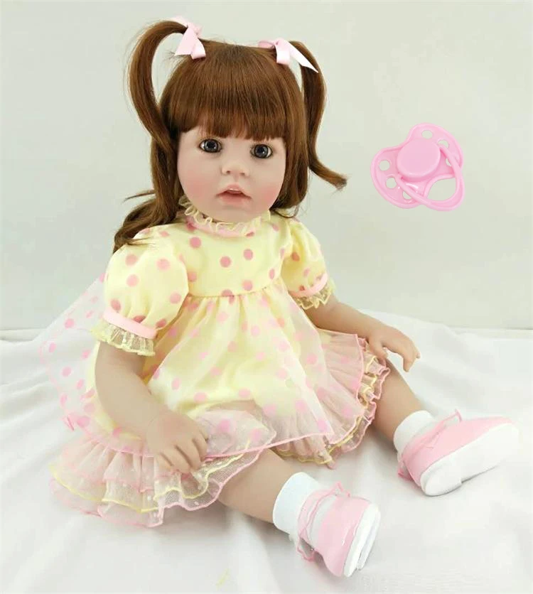 60cm Silicone Reborn Baby Doll Toys Princess Babies Vinyl Toddler Dolls Child Birthday Present Christmas Gifts Girls Brinquedos
60cm Silicone Reborn Baby Doll Toys Princess Babies Vinyl Toddler Dolls Child Birthday Present Christmas Gifts Girls Brinquedos