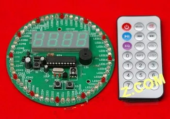 Free Shipping!!! Remote control multi-function rotary electronic clock kit / DIY electronic production (parts)
Free Shipping!!! Remote control multi-function rotary electronic clock kit / DIY electronic production (parts)