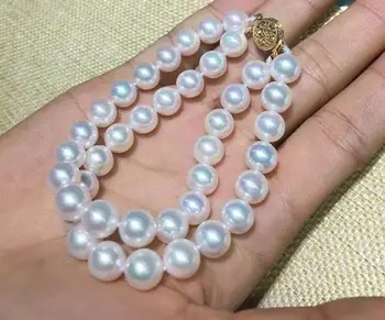two strands 9-10 mm round white pearl bracelet 8"
two strands 9-10 mm round white pearl bracelet 8"