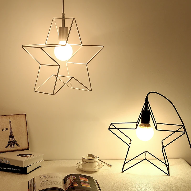 star chandelier personality simple modern art iron art children's room bedroom room restaurant bar table Chandelier
star chandelier personality simple modern art iron art children's room bedroom room restaurant bar table Chandelier