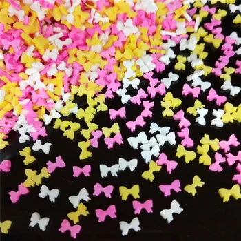 20g/lot Bow Polymer Hot Soft Clay Sprinkles for DIY Crafts plastic klei Tiny Bow-tie Cute Mud Particles Pink Yellow Bowknot
20g/lot Bow Polymer Hot Soft Clay Sprinkles for DIY Crafts plastic klei Tiny Bow-tie Cute Mud Particles Pink Yellow Bowknot