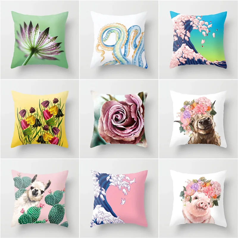 Home Deco pillow cover new animal flower wave octopus polyester printing cushion cover bedroom decor pillowcase Throw Pillow
Home Deco pillow cover new animal flower wave octopus polyester printing cushion cover bedroom decor pillowcase Throw Pillow