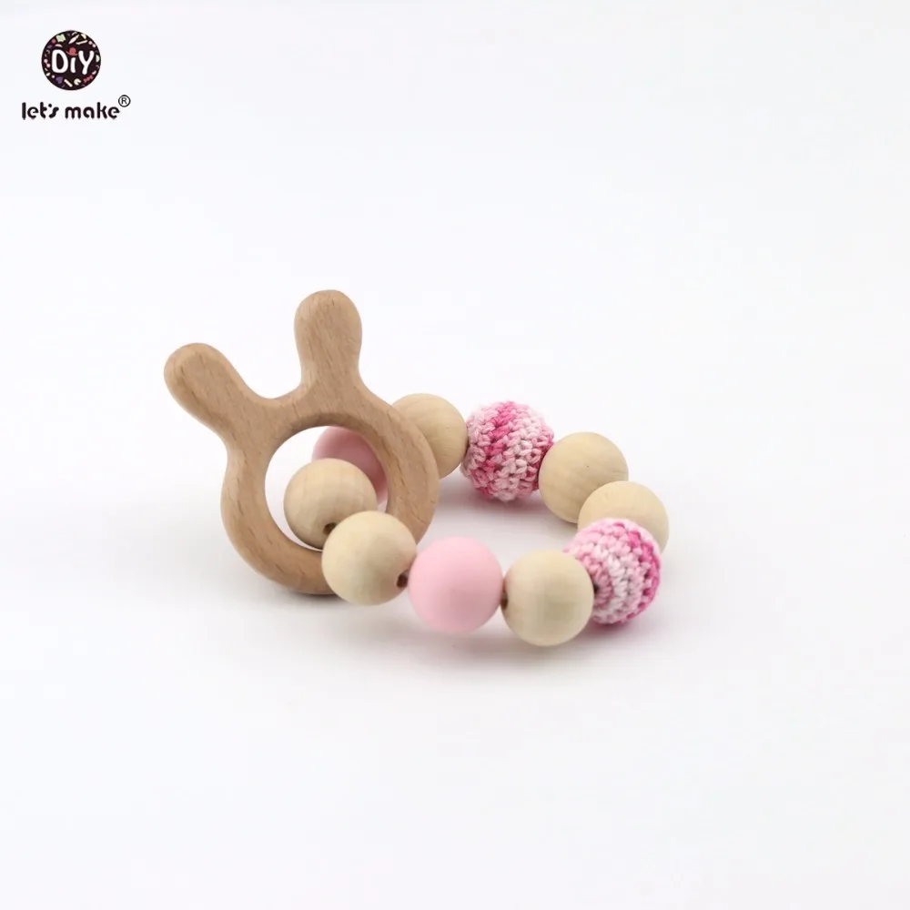 Let's Make Baby Teething DIY Jewelry Accessories Can Chew Wood Animal Crochet Beads Rattles Teething Bracelets Wooden Teether
Let's Make Baby Teething DIY Jewelry Accessories Can Chew Wood Animal Crochet Beads Rattles Teething Bracelets Wooden Teether