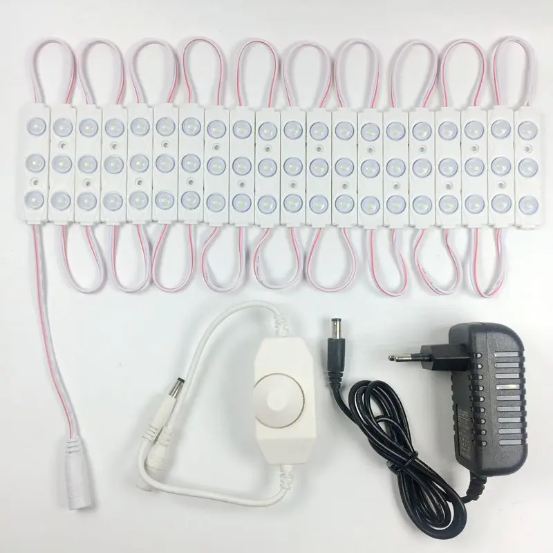 Makeup Vanity Mirror Lights Dimmable 60 LEDs 9.8FT DIY LED Make-up Light Kit 2835 1.2W led module for Cosmetic Mirrors/Kitchen
Makeup Vanity Mirror Lights Dimmable 60 LEDs 9.8FT DIY LED Make-up Light Kit 2835 1.2W led module for Cosmetic Mirrors/Kitchen