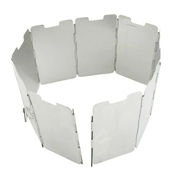 9 Plates Wind Shield Folding Portable Windscreen Guard Outdoor Camping Barbecue Picnic Stove Furnace Protection Windshield
9 Plates Wind Shield Folding Portable Windscreen Guard Outdoor Camping Barbecue Picnic Stove Furnace Protection Windshield