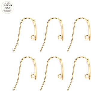 Linsoir 20 Pcs/Lot Sliver Gold Color Stainless Steel Earring Wire Hooks Earring Clasps 24x12mm For DIY Jewelry Making Components
Linsoir 20 Pcs/Lot Sliver Gold Color Stainless Steel Earring Wire Hooks Earring Clasps 24x12mm For DIY Jewelry Making Components