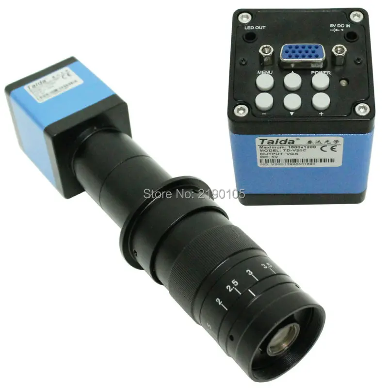 Free shipping Microscope industrial camera hd 2.0 MP camera high-speed 60 frames VGA output+10X~180X C-mount Lens
Free shipping Microscope industrial camera hd 2.0 MP camera high-speed 60 frames VGA output+10X~180X C-mount Lens
