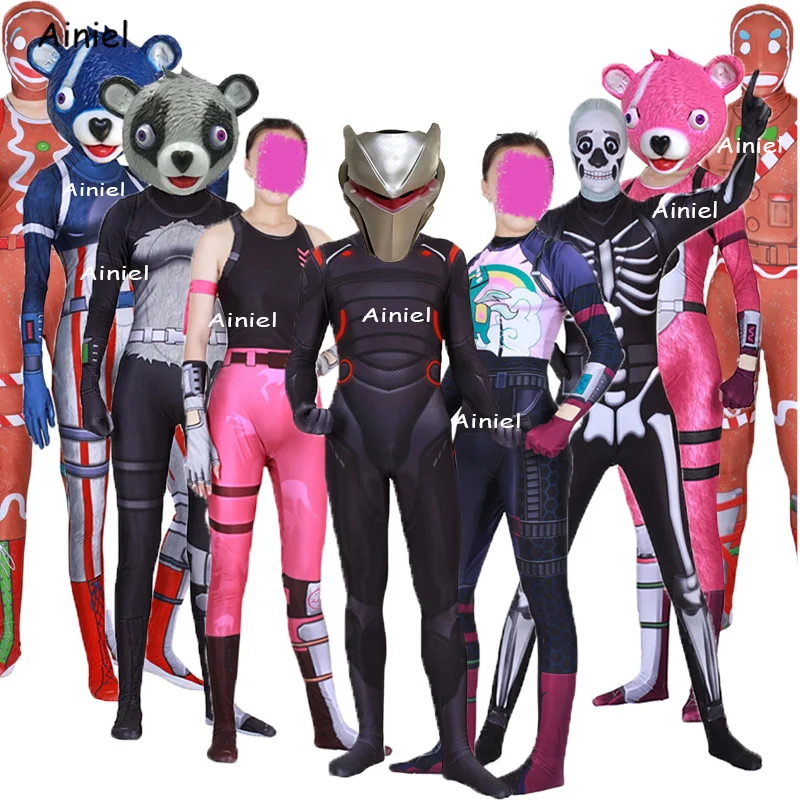 Kids Adult Game Fortnight Cosplay Costume Mask Full Face Zentai Bodysuit Halloween Fortnight Costume Mask Full Set for Women Men
Kids Adult Game Fortnight Cosplay Costume Mask Full Face Zentai Bodysuit Halloween Fortnight Costume Mask Full Set for Women Men