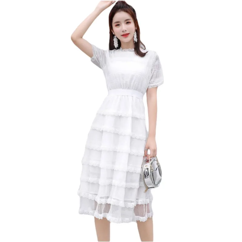 HIGH QUALITY Newest Fashion 2019 Designer short sleeves white Dress Women's Short Sleeve Cascading Ruffle Long Dress
HIGH QUALITY Newest Fashion 2019 Designer short sleeves white Dress Women's Short Sleeve Cascading Ruffle Long Dress