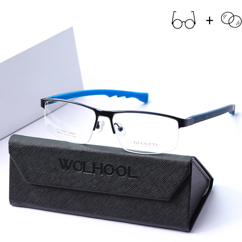 Metal Glasses Frame Men's Prescription Glasses with Diopter Rectangle Eyeglasses Myopia Optical Men Spectacles
Metal Glasses Frame Men's Prescription Glasses with Diopter Rectangle Eyeglasses Myopia Optical Men Spectacles