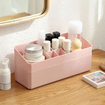 2 Layer Makeup Case Cosmetics Jewelry Display Box Storage Container Set Desk Organizer Bathroom 
2 Layer Makeup Case Cosmetics Jewelry Display Box Storage Container Set Desk Organizer Bathroom