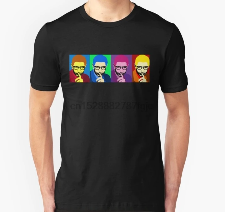 Мужская футболка с коротким рукавом Jeff Goldblum Pop Art унисекс женская | одежда