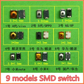 9 models 45PCS Tactile Button Micro Switch Button for Samsung S2 S3 S4 Note3 I8190 I8160 Nokia Lenovo HTC Blackberry iPhone
9 models 45PCS Tactile Button Micro Switch Button for Samsung S2 S3 S4 Note3 I8190 I8160 Nokia Lenovo HTC Blackberry iPhone