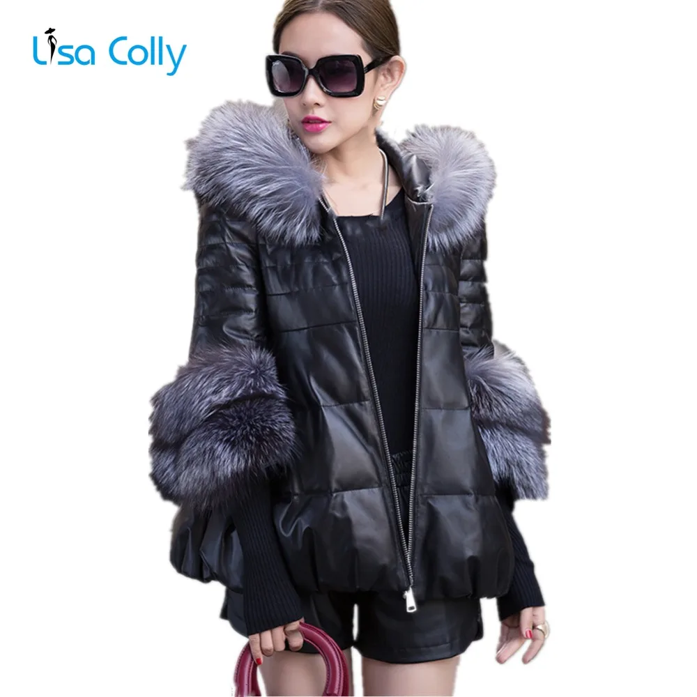 Lisa Colly Women faux fur coat women fur jacket 2017 autumn winter Black overcoat Women Warm jackets
Lisa Colly Women faux fur coat women fur jacket 2017 autumn winter Black overcoat Women Warm jackets