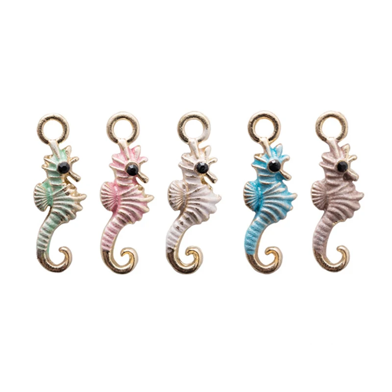 10pcs/lot Oil Drop Seahorse Charms Pendant Jewelry Accessories Cute Gold Tone Enamel Charms DIY Bracelet Earring Floating YZ284
10pcs/lot Oil Drop Seahorse Charms Pendant Jewelry Accessories Cute Gold Tone Enamel Charms DIY Bracelet Earring Floating YZ284