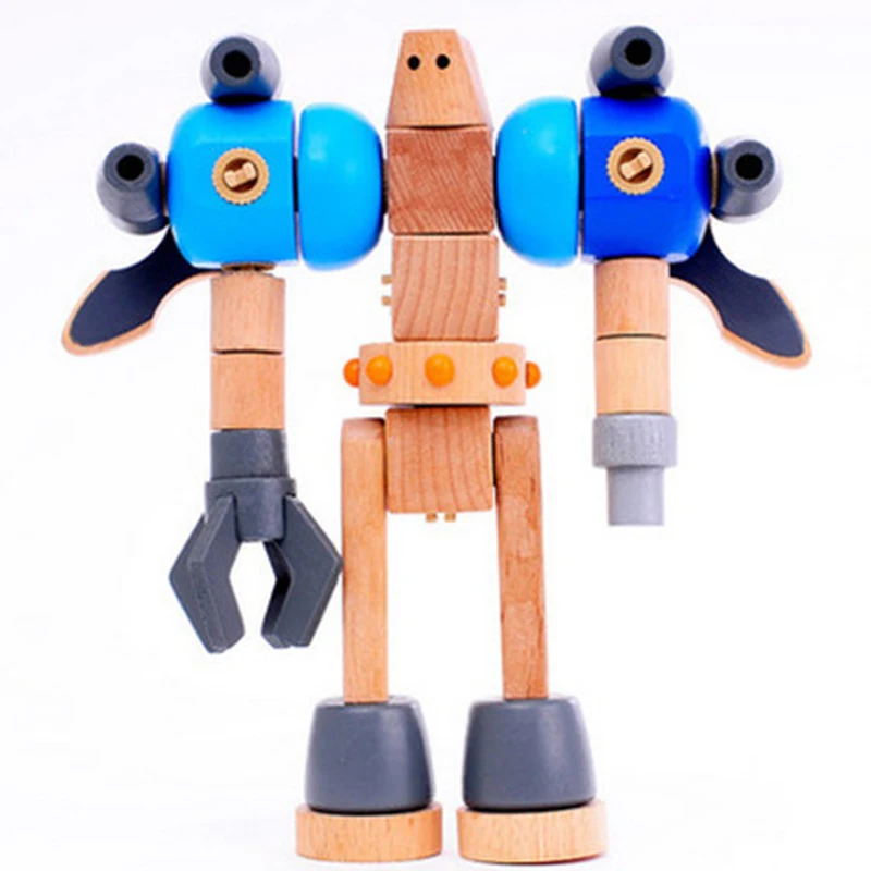 Children's wooden educational toy nut disassembly combination toy disassembly assembly aircraft robot toy
Children's wooden educational toy nut disassembly combination toy disassembly assembly aircraft robot toy