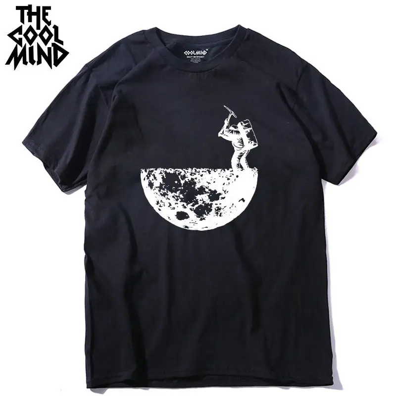 COOLMIND MO0116A digging the moon cotton short sleeve casual loose designs men T-shirt casual cool men T shirt summer tshirt tee
COOLMIND MO0116A digging the moon cotton short sleeve casual loose designs men T-shirt casual cool men T shirt summer tshirt tee